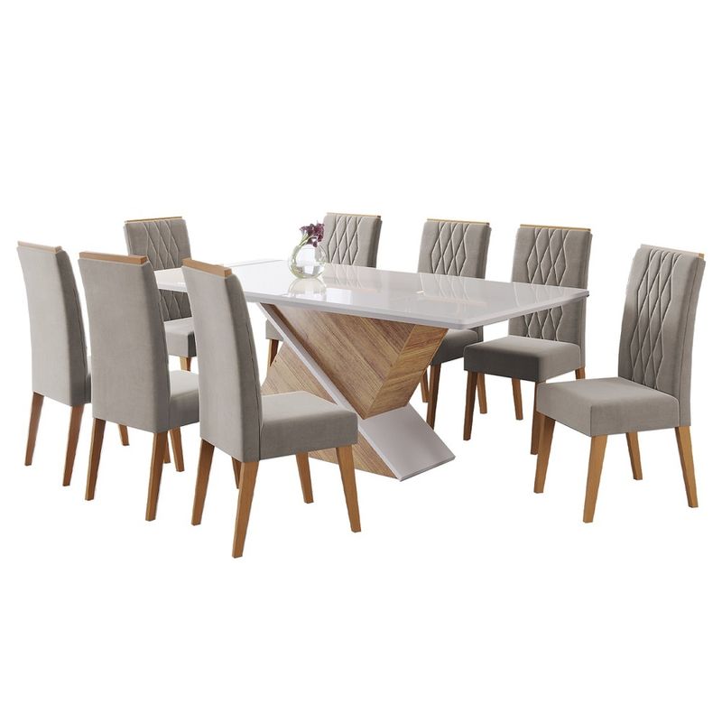 Conjunto-Sala-de-Jantar-Mesa-Glamour-com-8-Cadeiras-Cristal-Viero