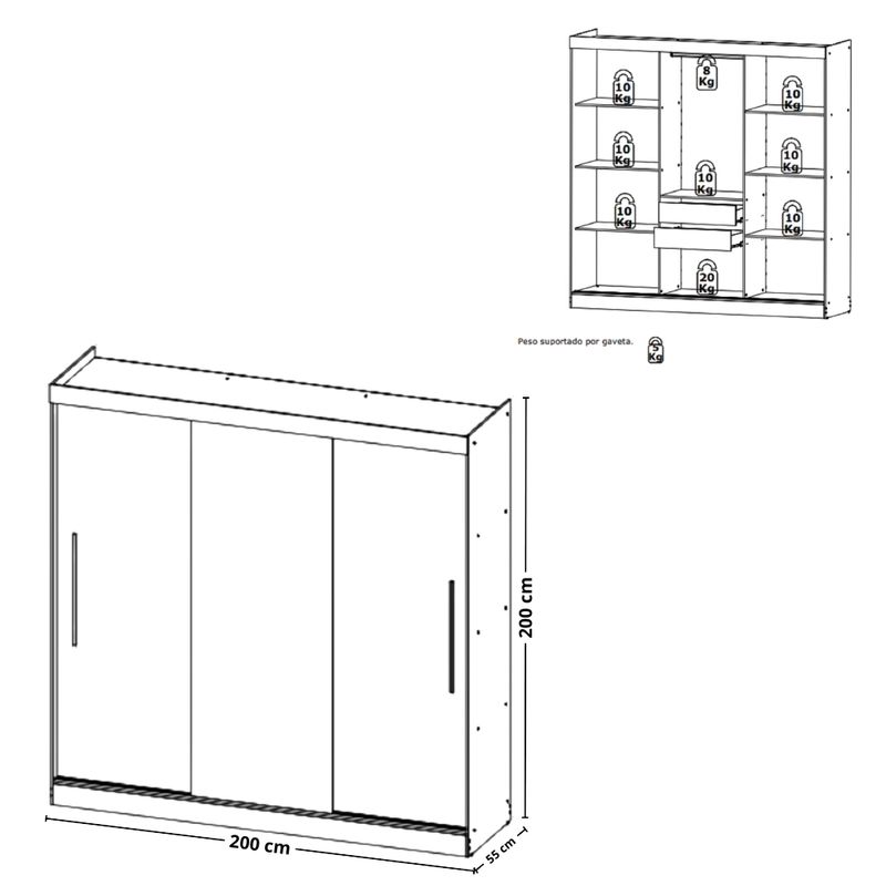 Guarda-Roupa-Solteiro-3-Portas-de-Correr-Vision-THB