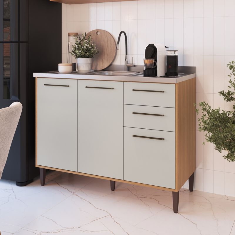 Balcao-3-Portas-2-Gavetas-120-cm-sem-Tampo-Jade-Delmarco