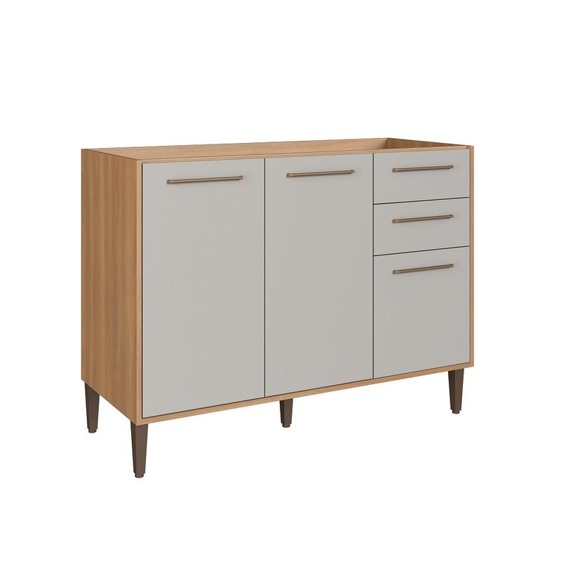 Balcao-3-Portas-2-Gavetas-120-cm-sem-Tampo-Jade-Delmarco