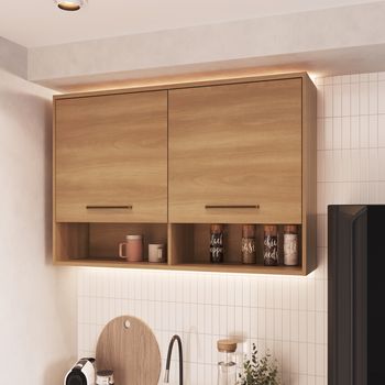 Armário Aéreo 2 Portas 120cm Jade Delmarco