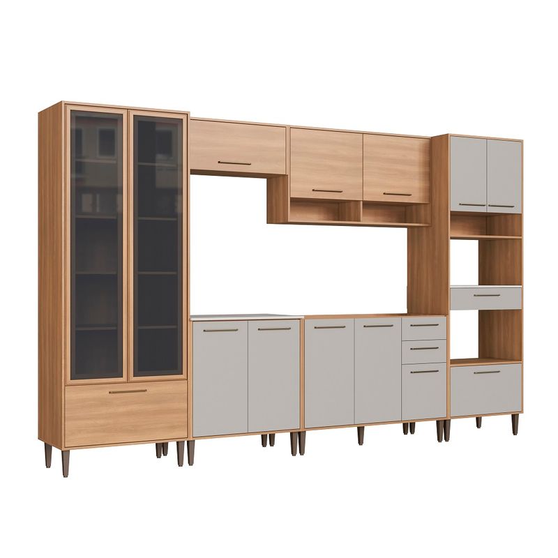 Cozinha-Modulada-6-Pecas-sem-Tampo-com-Vidro-Fume-Jade-Delmarco