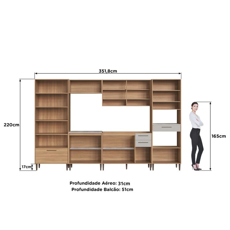 Cozinha-Modulada-6-Pecas-sem-Tampo-com-Vidro-Fume-Jade-Delmarco