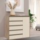 Cômoda 5 Gavetas 1 Porta em MDF Select Belmax