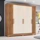 Guarda Roupa Casal Flex Ripado 6 Portas com Pés B367 Henn
