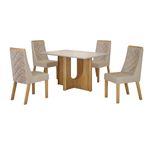 Sala-de-Jantar-Mesa-Dora-120cm-4-Cadeiras-Aurora-Valdemoveis