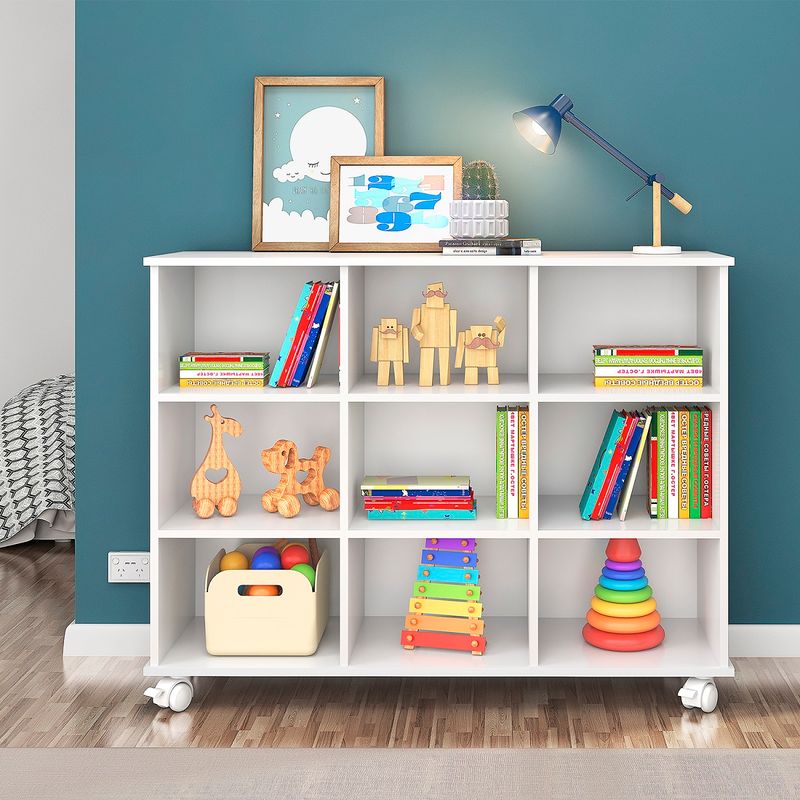 Organizador-Infantil-9-Nichos-com-Rodizio-Doce-Sonho-Qmovi