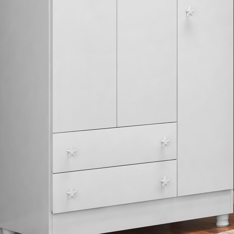 Guarda-Roupa-Infantil-3-Portas-2-Gavetas-Doce-Sonho-Qmovi