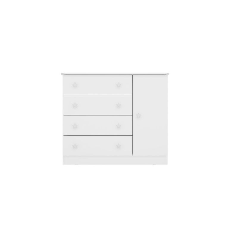 Comoda-Infanti-4-Gavetas-1-Porta-Doce-Sonho-Qmovi