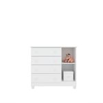 Comoda-Infanti-4-Gavetas-1-Porta-Doce-Sonho-Qmovi