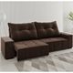 Sofá Retrátil Reclinável 3 Lugares 230cm Veludo Moscato Viero