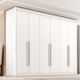 Guarda Roupa Casal 6 Portas em MDF Colossal Zanzini