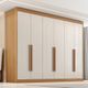 Guarda Roupa Casal 6 Portas em MDF Colossal Zanzini