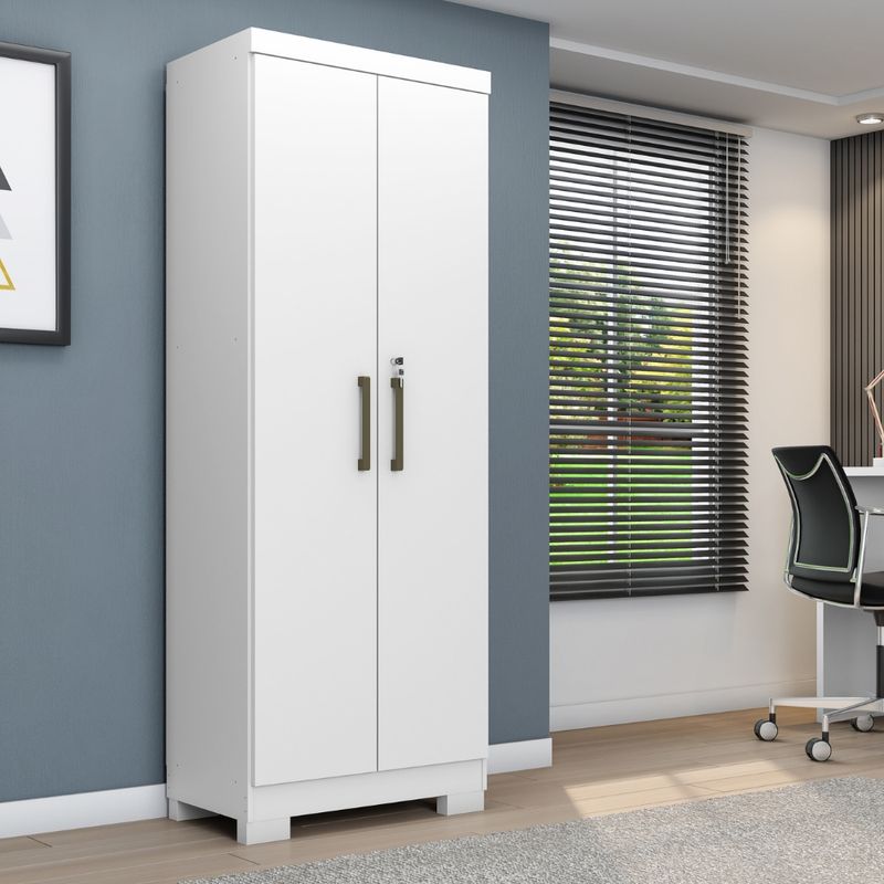 Armário Multiuso com Chave 2 Portas com Pés Max Plus Zanzini