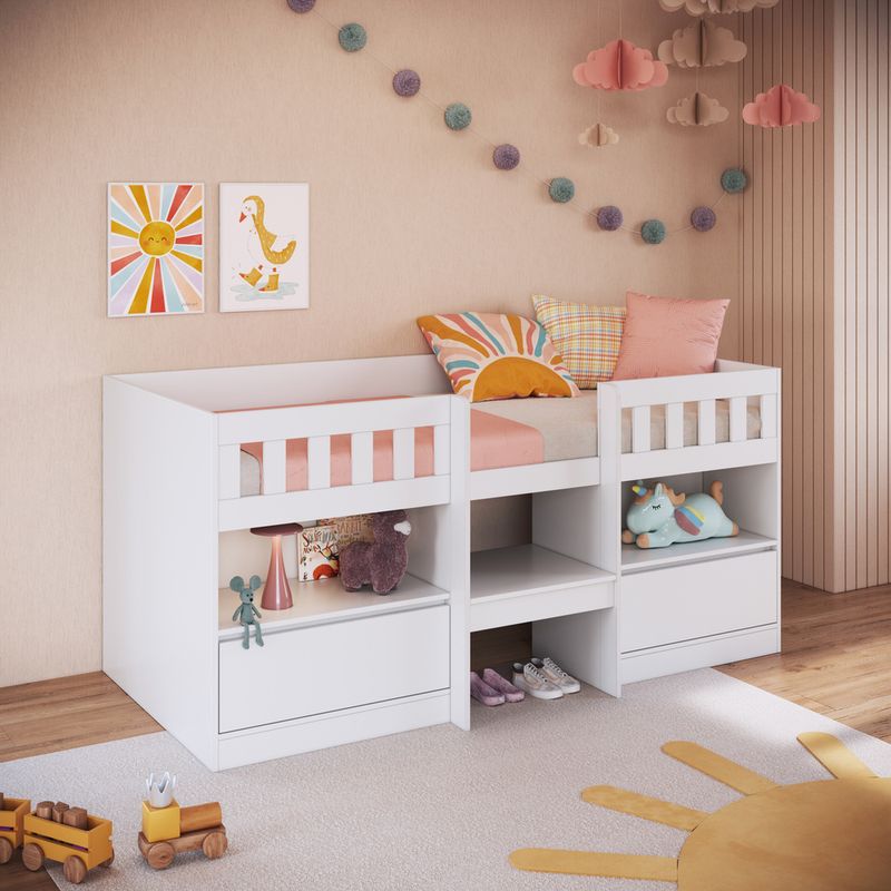 Cama-Infantil-Alta-2-Portas-Ilha-bela-Art-in-Moveis