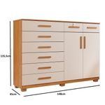 Comoda-8-Gavetas-2-Portas-com-Pes-New-Triunfo-Benetil
