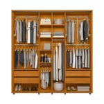 Guarda-Roupa-Casal-Ripado-2-Portas-de-Correr-com-Pes-em-MDF-Monet-Madetec