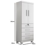 Guarda-Roupa-Solteiro-2-Portas-4-Gavetas-com-Pes-New-Maia-Benetil