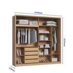 Guarda-Roupa-Casal-2-Portas-de-Correr-MDF-Coliseu-Moveis-Castro