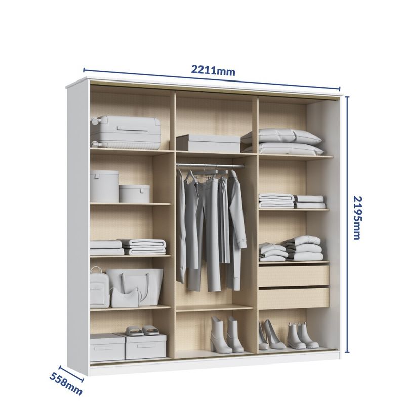 Guarda-Roupa-Casal-2-Portas-de-Correr-Master-New-Moveis-Castro