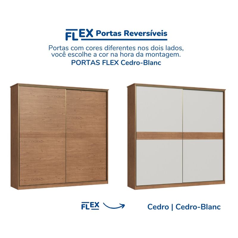 Guarda-Roupa-Casal-Flex-2-Portas-de-Correr-Master-New-Moveis-Castro