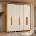 Guarda-Roupa-Casal-Ripado-em-MDF-6-Portas-e-Pes-Portinari-Madetec