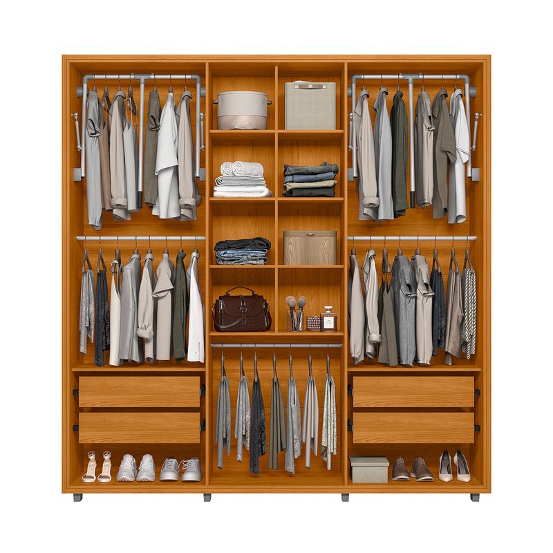 Guarda-Roupa-Casal-Ripado-em-MDF-com-Espelhos-6-Portas-e-Pes-Portinari-Madetec
