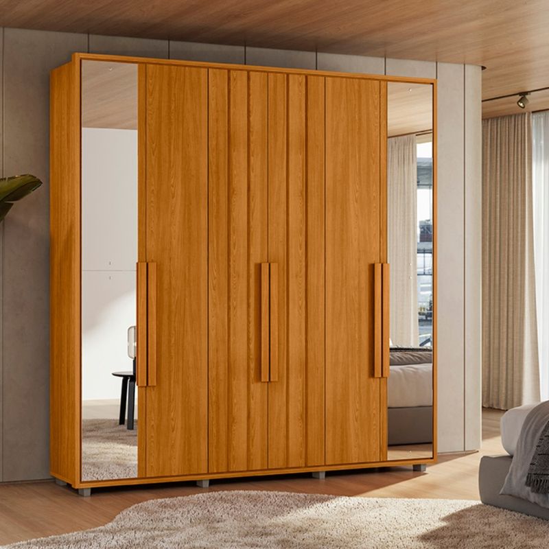 Guarda-Roupa-Casal-Ripado-em-MDF-com-Espelhos-6-Portas-e-Pes-Portinari-Madetec