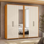 Guarda-Roupa-Casal-Ripado-em-MDF-com-Espelhos-6-Portas-e-Pes-Miro-Madetec