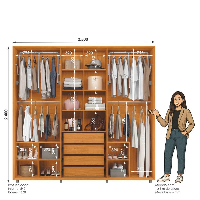 Guarda-Roupa-Casal-Ripado-em-MDF-com-Espelhos-6-Portas-e-Pes-Miro-Madetec