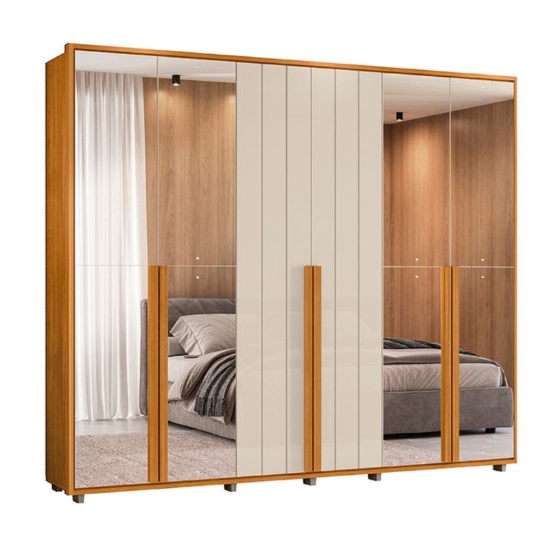 Guarda-Roupa-Casal-Ripado-em-MDF-6-Portas-com-Espelhos-e-Pes-Volpi-Madetec