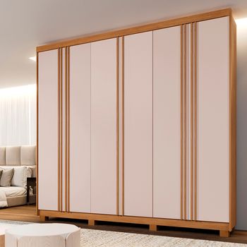 Guarda Roupa Casal 6 Portas com Pés Lisboa Benetil