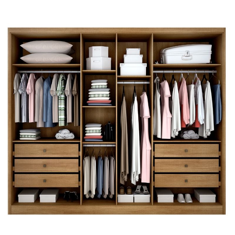 Guarda-Roupa-Casal-em-MDF-6-Portas-Linea-Novo-Horizonte