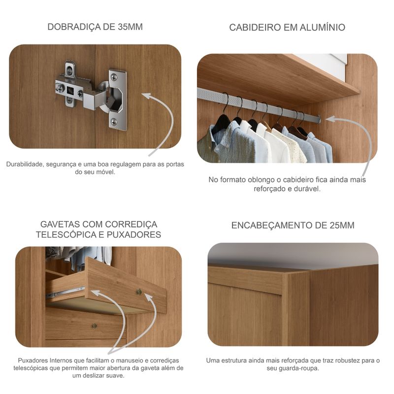 Guarda-Roupa-Casal-em-MDF-6-Portas-Linea-Novo-Horizonte