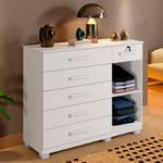 Comoda-6-Gavetas-1-Porta-com-Pes-Milao-Benetil