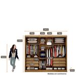 Guarda-Roupa-Casal-em-MDF-com-Espelho-3-Portas-de-Correr-Sonetto-Novo-Horizonte