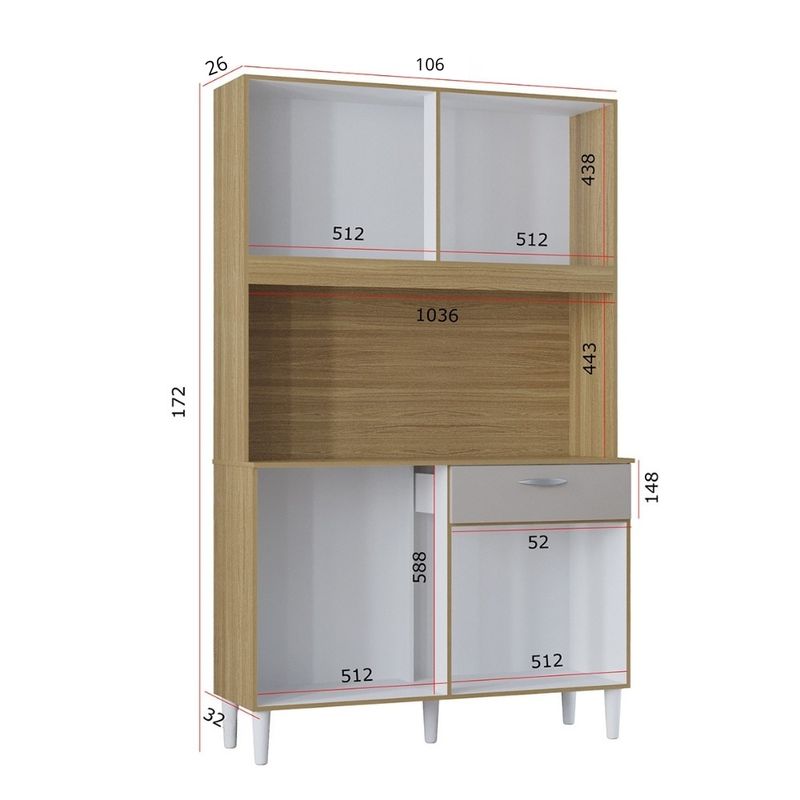 Cozinha-Compacta-8-Portas-1-Gaveta-Cassia-Poquema