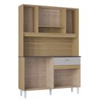 Cozinha-Compacta-8-Portas-1-Gaveta-Coral-Poquema