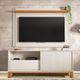 Rack com Painel Extensível para TV até 65 Polegadas 1 Portas 1 Gaveta Mondrian Caemmun