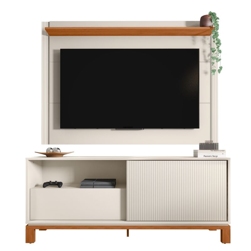 Rack-com-Painel-Extensivel-para-TV-ate-65-Polegadas-1-Portas-1-Gaveta-Mondrian-Caemmun