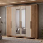 Guarda-Roupa-Casal-Ripado-com-Espelho-6-Portas-e-Pes-Atlanta-Moval