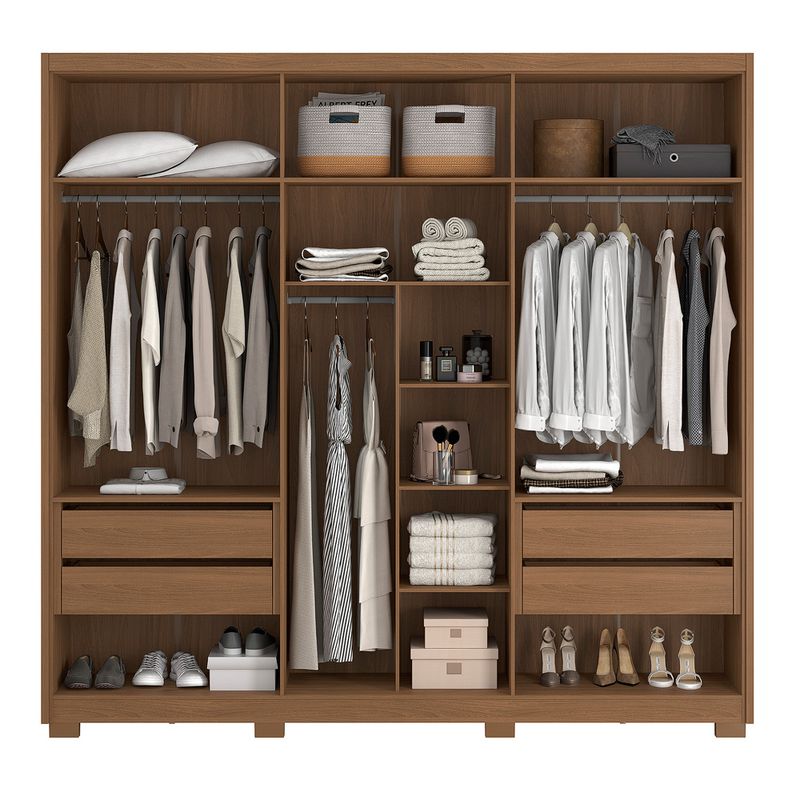Guarda-Roupa-Casal-Ripado-com-Espelho-6-Portas-e-Pes-Atlanta-Moval