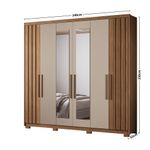 Guarda-Roupa-Casal-Ripado-com-Espelho-6-Portas-e-Pes-Atlanta-Moval