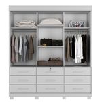 Guarda-Roupa-Casal-com-Espelho-3-Portas-de-Correr-9-Gavetas-com-Pes-Londres-Benetil