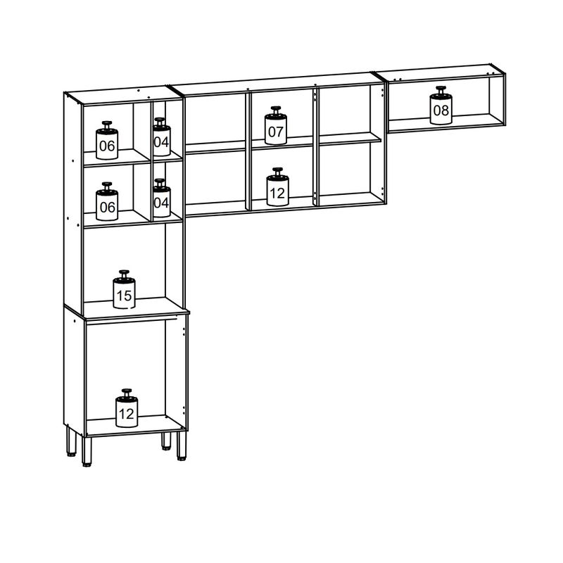 Cozinha-Comnpacta-6-Portas-Vert-Plus-Kits-Parana