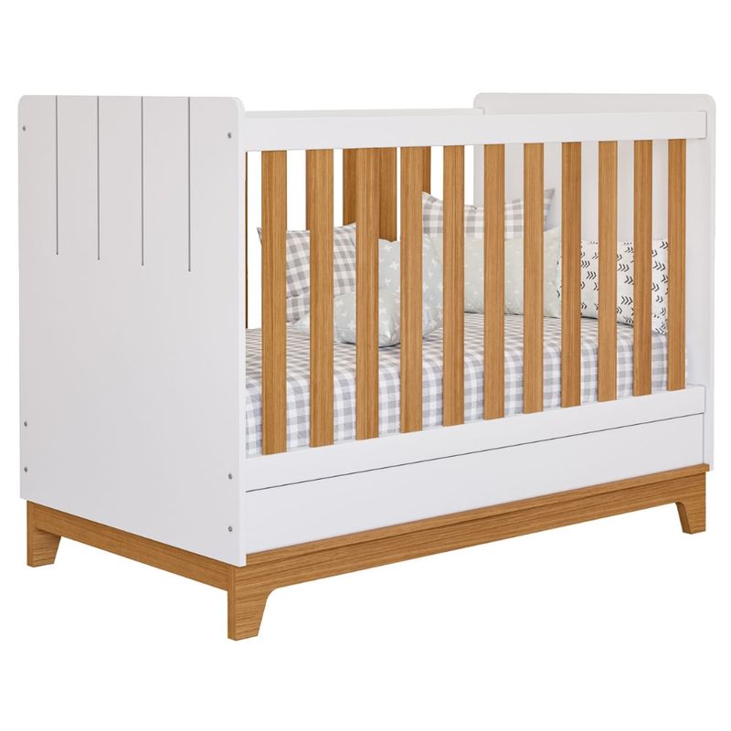 Berco-Mini-Cama-com-Colchao-100--MDF-Liza-Permobili-Gazin