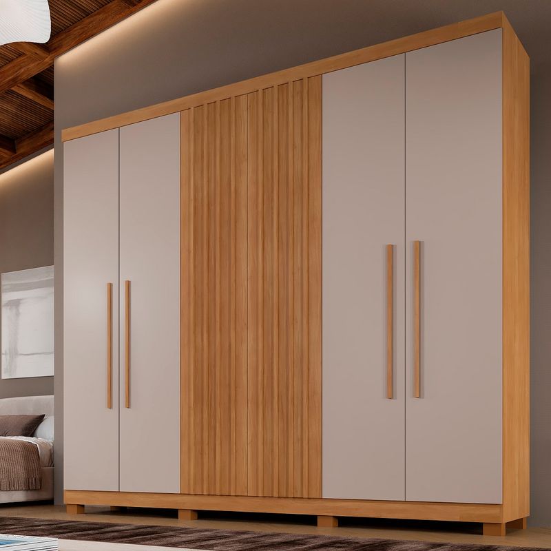 Guarda-Roupa-Casal-Ripado-6-Portas-com-Pes-Milano-Benetil