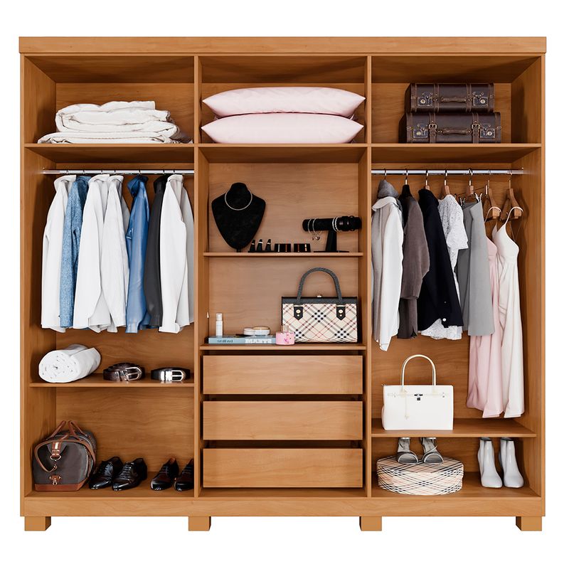 Guarda-Roupa-Casal-Ripado-6-Portas-com-Pes-Milano-Benetil