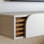 Painel Ripado para TV até 55 Polegadas 1 Porta Jurerê 16 Colibri