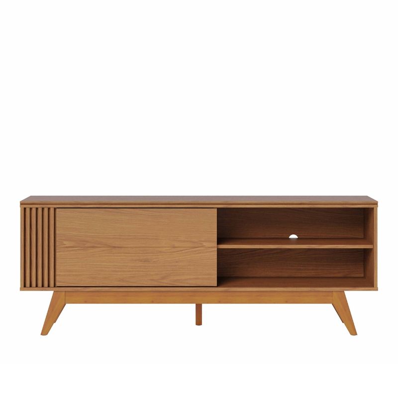 Rack-Ripado-para-TV-ate-65-Polegadas-1-Porta-de-Correr-com-Pes-de-Madeira-Otawa-Colibri